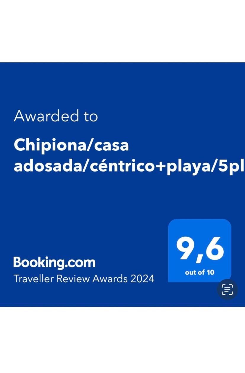 Chipiona/Casa Adosada/Centrico+Playa/5Plazas/Garaje/ Eksteriør bilde